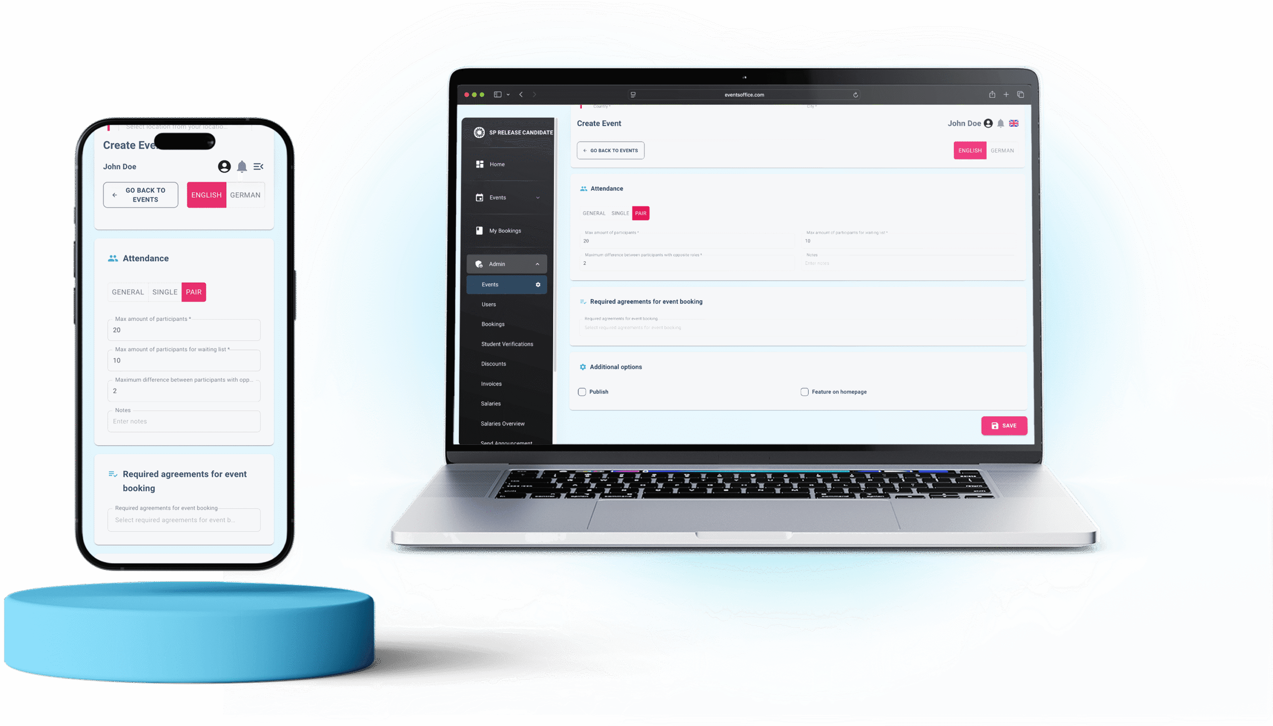 matchmaking feature mockup